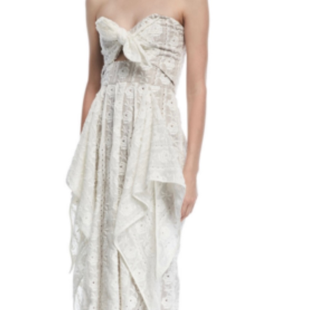 COPY - Johanna Ortiz Strapless Cutout Dress